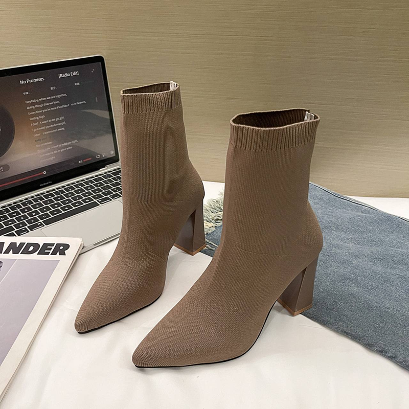 Französische Stiefeletten mit hohem Absatz für Damen: 25 neue Modelle für Frühling und Herbst_voghion.com