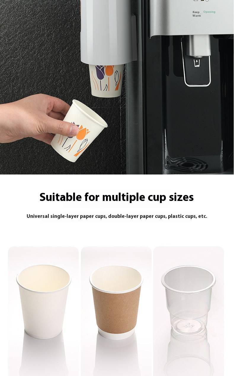 Wall-Mounted Paper Cup Dispenser – One-Touch Automatic Cup Holder For Offices & Cafés (Gold/Matte/Single/Dual Tubes, 6 Colors)_voghion.com