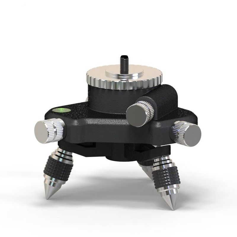 Universal Laser Level Wall Mount Bracket – Heavy-Duty Adjustable Tripod Base With 360° Swivel For Precision Alignment_voghion.com