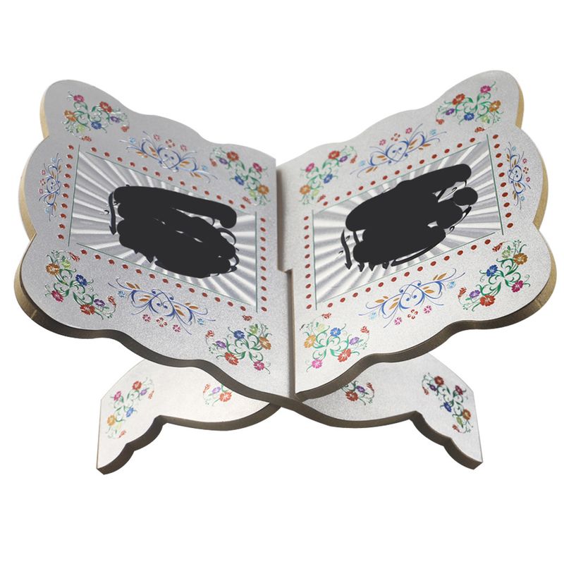 A57Wooden Middle Eastern Arab Festival Reading Stand, Multi-functional Bookshelf For Adults And Children, Desktop Reading Bookshelf_voghion.com