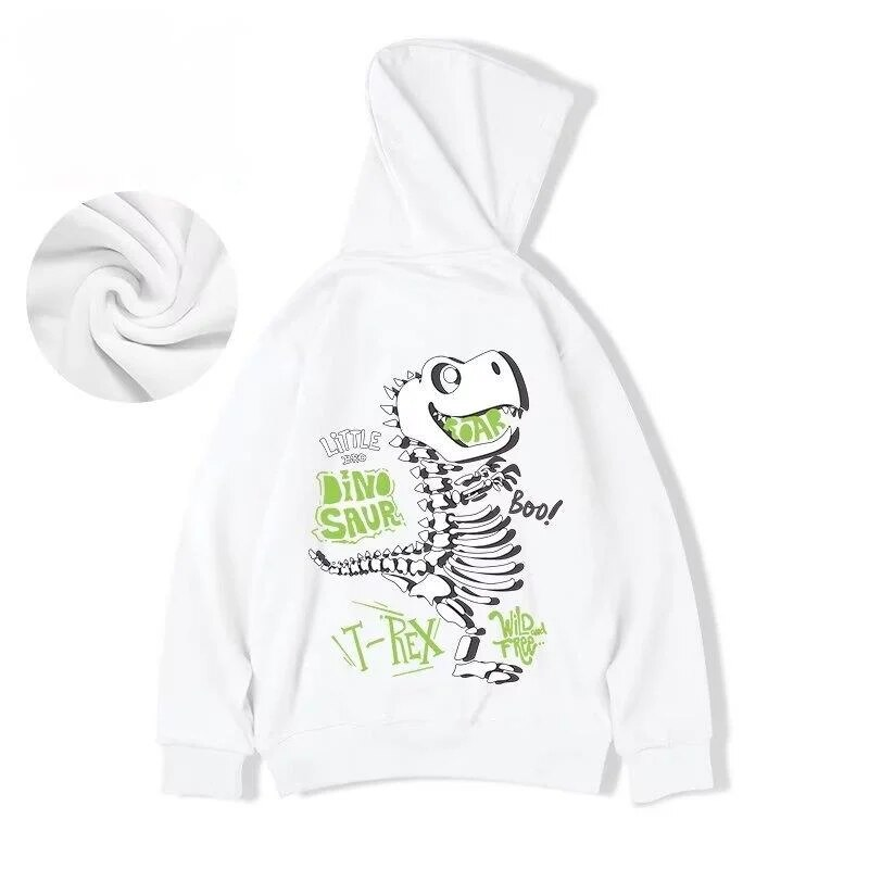 2024 Neue trendige Marke Fatty Hooded Loose Plush Thickened Large Size Pärchenpullover für Herren Herbst und Winter_voghion.com