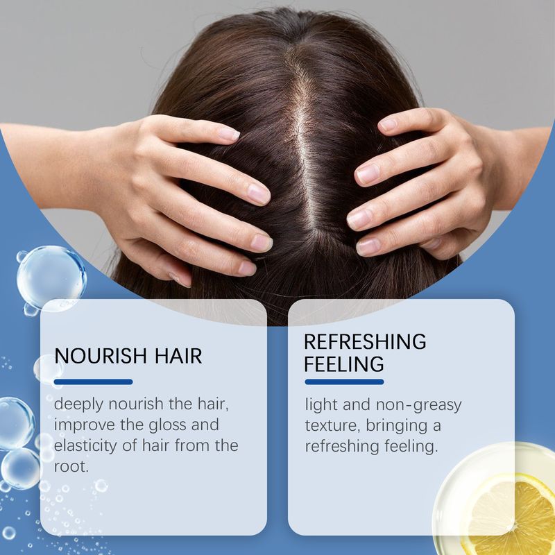 Hoegoa Nourishing Oil Glattes, lang anhaltendes Duft-Feuchtigkeitsspendendes Haarpflegeserum_voghion.com