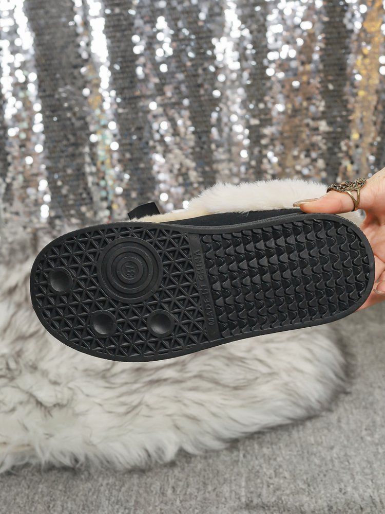 Women's Winter Snow Boots With Bow Detail – Plush Lined, Non-Slip Rubber Sole, Low-Cut Casual Comfort For Cold Weather (Black, Beige, Camel)_voghion.com