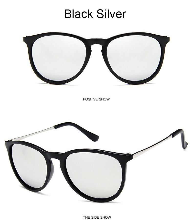 Modemarke Designer Cat Eye Sonnenbrille Mann Retro Runde Sonnenbrillen Männliche Brille Spiegel Klar Vintage Mode Fahren Brillen_voghion.com