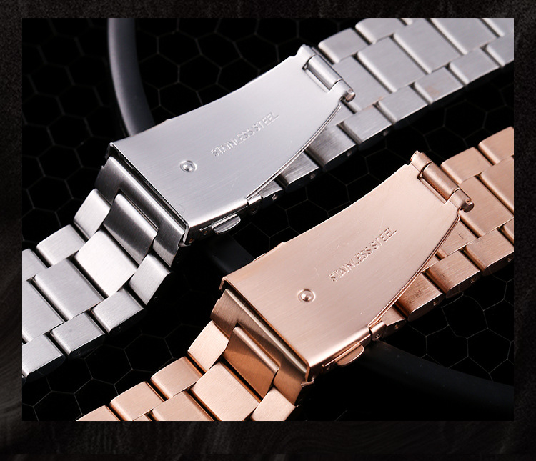 Cinturini per orologi Iwatch876se Cinturino per orologio intelligente in acciaio inossidabile con tre perline_voghion.com