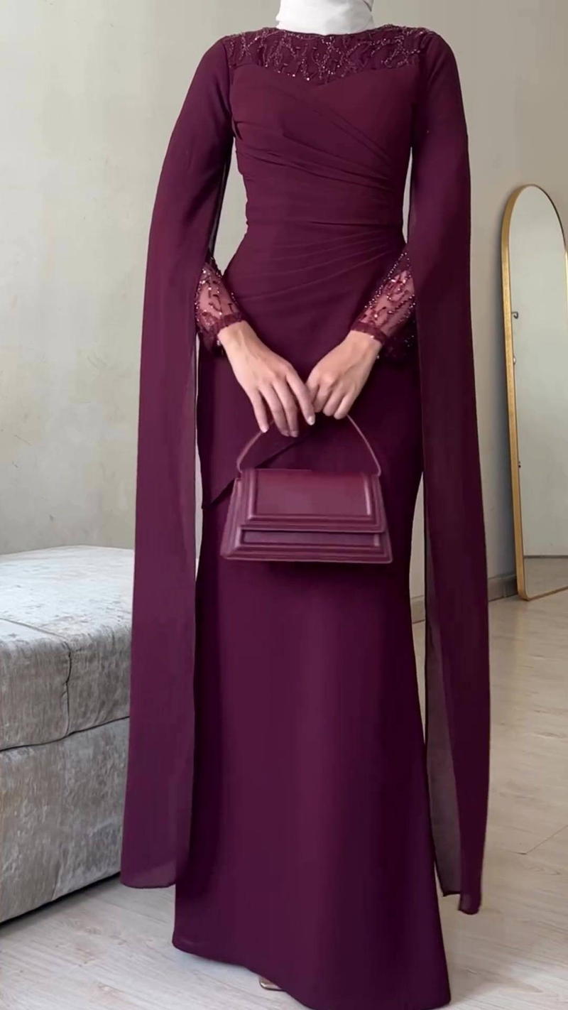 Abito corto e alla moda semplice da donna, con vita alta e due pezzi_voghion.com