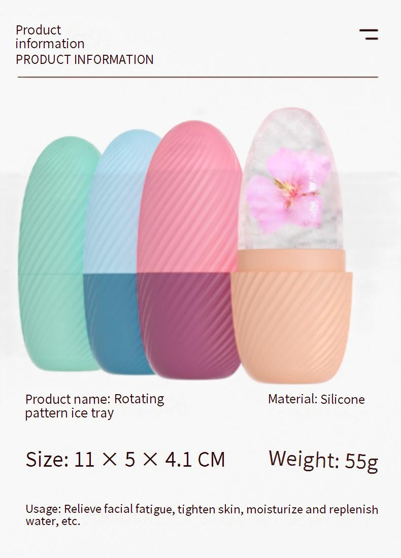 Make-up-Tools & Zubehör Make-up-Tool-Kits Silikon-Gesichtspackung Eiswürfelschale Schönheits-Eisform zum Entfernen von Schwellungen Eisroller Gesichts-Eispackung Massagewerkzeug Spot_voghion.com