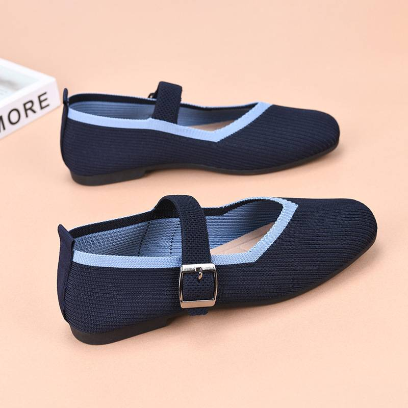 Meistverkaufte atmungsaktive Mesh-Freizeitschuhe für Damen mit quadratischer Zehenpartie, weiche, leichte und atmungsaktive Futter-Mama-Schuhe_voghion.com