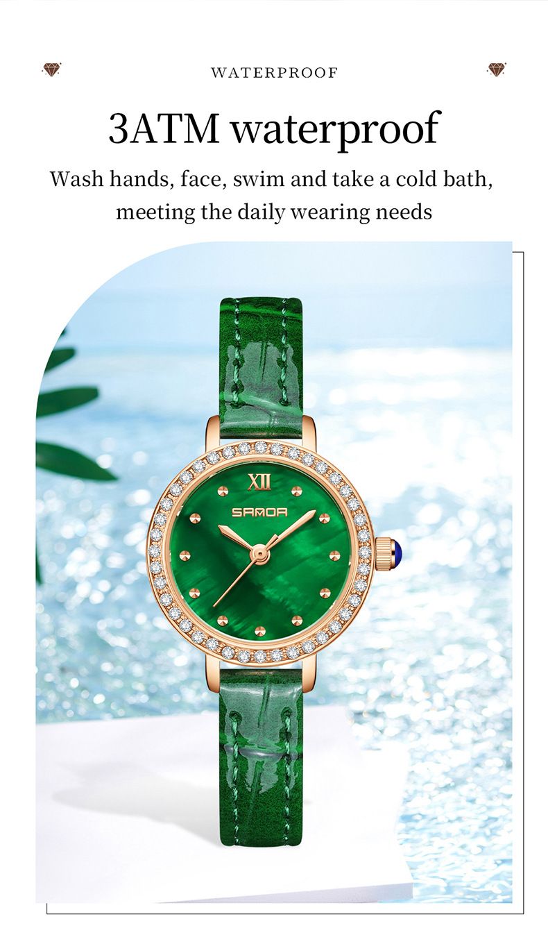 Elegante Damenuhr mit Diamantakzenten, Perlmuttzifferblatt und wasserdichtem Quarzwerk – perfekt für jeden Tag_voghion.com