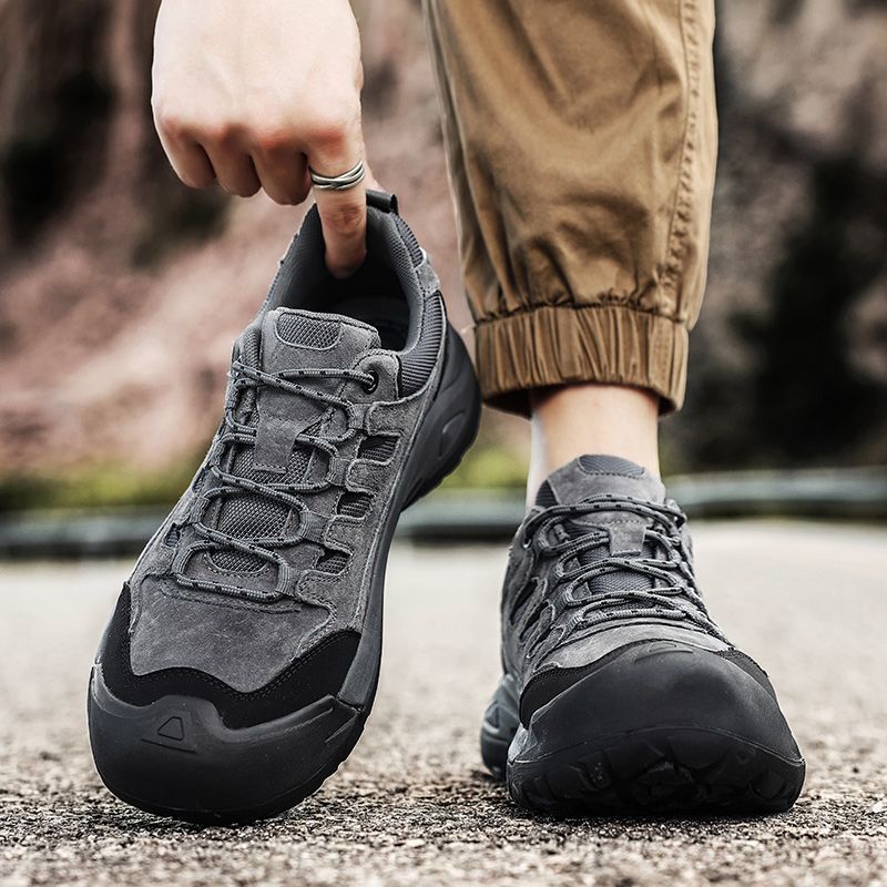 Novi topli zunanji pohodniški čevlji proti brizganju vode Srednji zgornji del Pohodniški čevlji_voghion.com