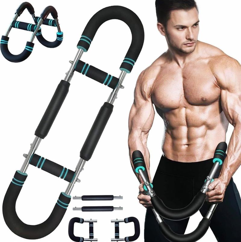 U-vormig voor verstelbare training, uitbreiding, trekken, gripstang, fitnessapparatuur, borstspierversnellingsarm_voghion.com