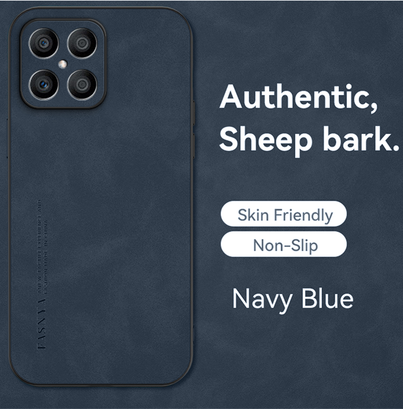 Matte Silikon-Ledertasche für Honor X30 X40 X50I X7A X8A X8 X9A Play 5 7T 6T PRO 6C V40 V30 50lite Soft Case Cover_voghion.com