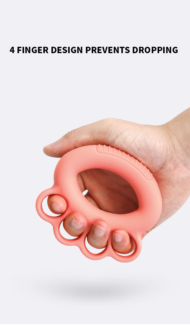 Silicone Adjustable Hand Grip Finger Recovery Trainer Exercise Carpal Expander Muscle Workout Gym Fies Strengthener_voghion.com