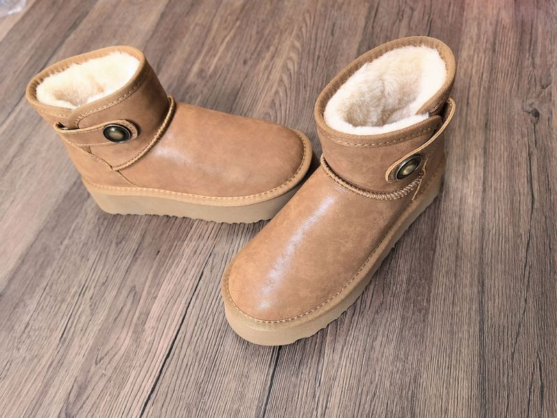 Women Classical Ultra Mini Platform Boots Designer Snow Boot Tazz Slippers Tasman Fur Slides Suede Wool Slip-on Winter Warm Shoes Luxury Ankle Booties_voghion.com