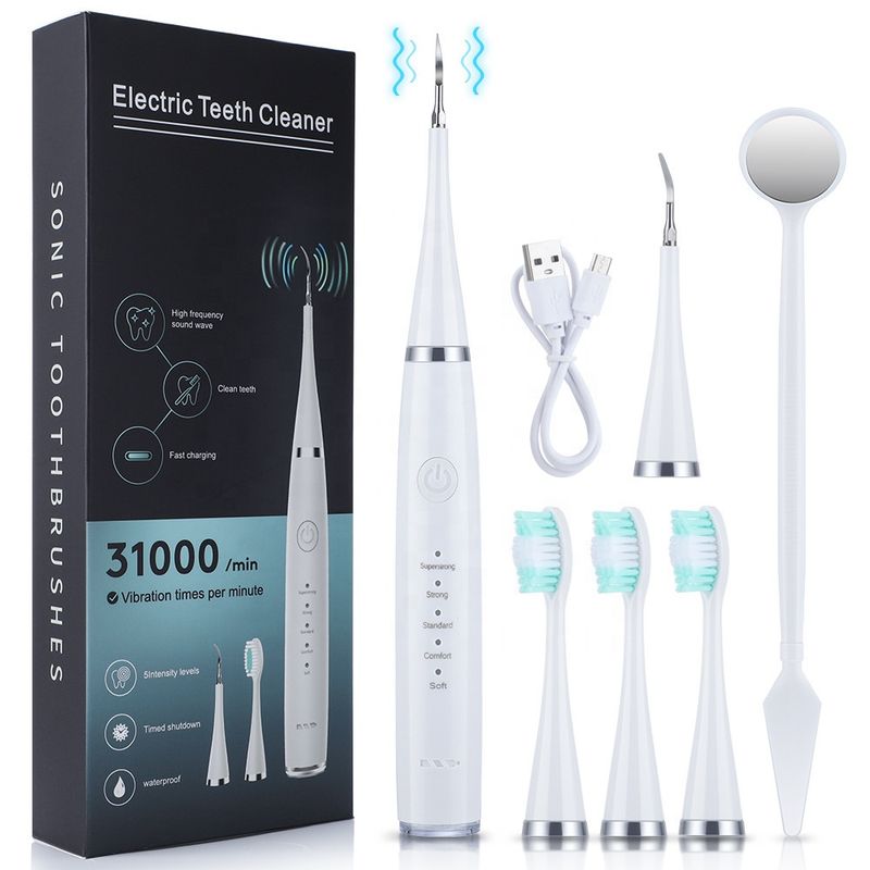 Kits de blanchiment Nettoyeur de dents Élimination du tartre portatif Détartreur dentaire Nettoyeur de dents Hydropulseur portable_voghion.com