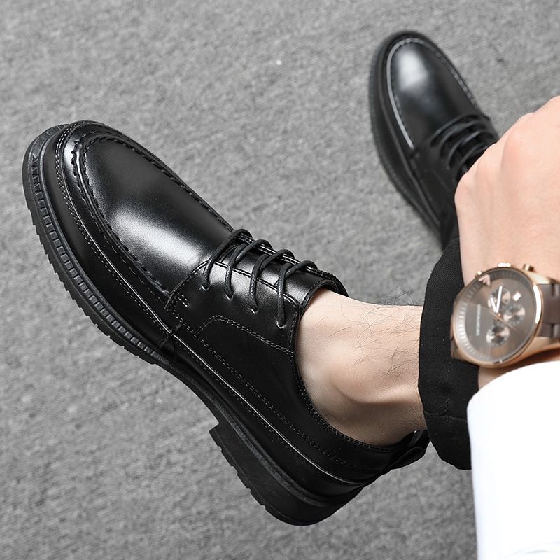 TerraStride Frühling Für Männer Business Formale Casual Anzug Jugend Britischen Stil Weiche Sohle Spitze Zehe Trauzeugen Atmungsaktiv Kleine Leder_voghion.com