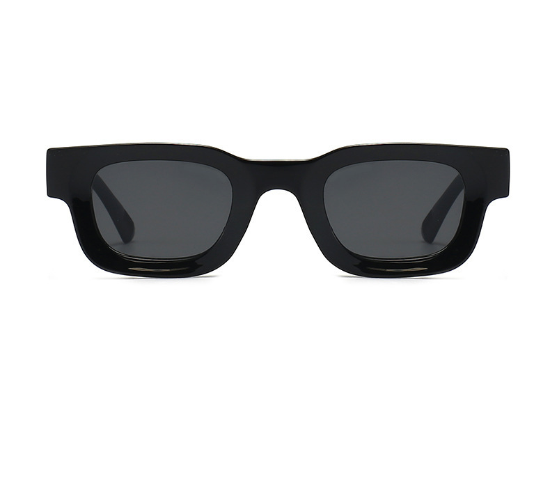 Occhiali da sole concavi retrò, occhiali da sole color caramella, occhiali da sole hip hop con montatura piccola per uomo e donna_voghion.com