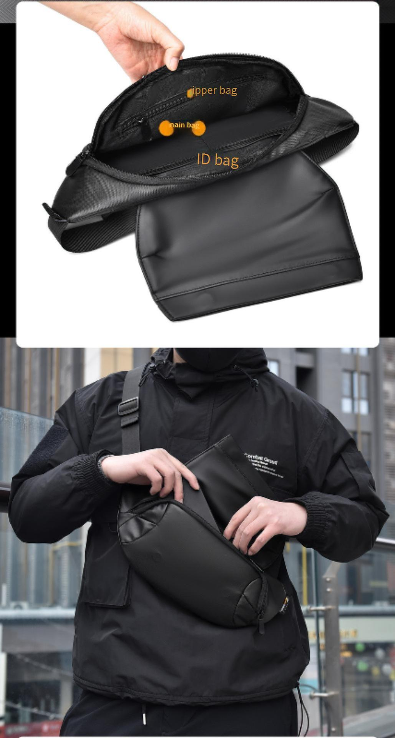 Borse da uomo Borsa a tracolla Borsa da uomo Borsa casual Borsa a tracolla Monospalla Tracolla Zaino da ciclismo Stile funzionale Sportivo Marsupio da uomo_voghion.com
