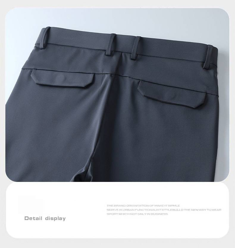 Pantalons d'extérieur extensibles et imperméables à séchage rapide pour hommes - Pantalons droits légers et respirants pour la randonnée, les voyages et les tenues décontractées_voghion.com