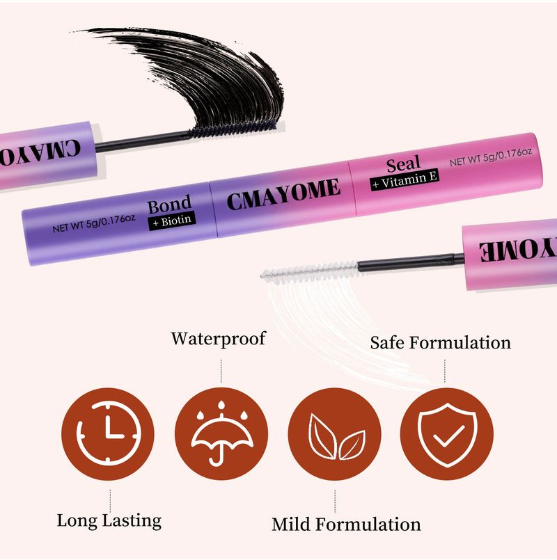 D False Eyelash Extension Set, Single Tufted Bristles, 280 Tufted Thick Makeup, Big Eyes, D-curved And Curled Eyelashes_voghion.com