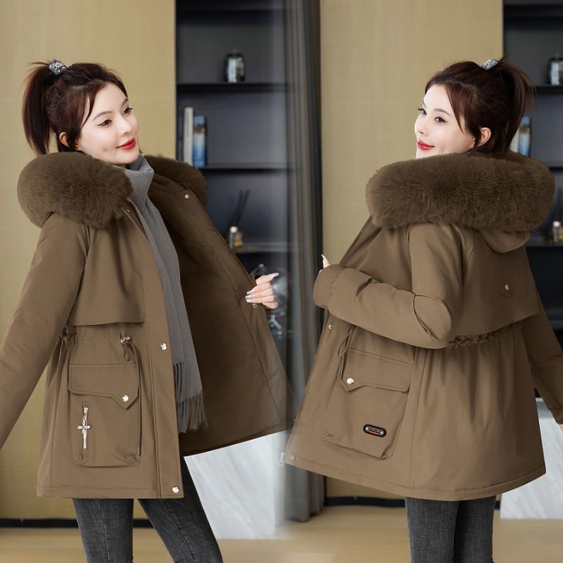 Women's Clothing Winter Parka Coat With Faux Fur Hood – Warm, Stylish & Versatile Outerwear_voghion.com