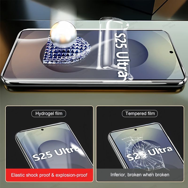 4 st. hydrogelfilm skärmskydd för Samsung Galaxy S25 S24 S23 S22 S21 S20 Ultra Plus FE Note 20 telefontillbehör_voghion.com