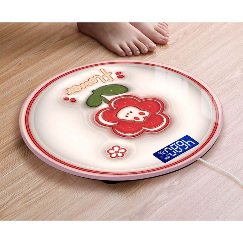 lot High Precision Fortune Electronic Cute Bluetooth Rechargeable Home Weight Loss Student Dormitory Body Fat Scale_voghion.com