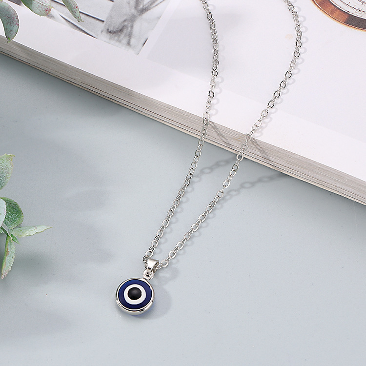 Renkli Nazar Kolye Kolye Reçine Charms Kolye Takı Kadınlar Erkekler İçin El Yapımı_voghion.com