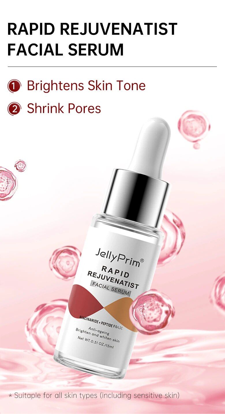 Negozio di prodotti per la cura della bellezza Restringimento dei pori Niacinamide Siero per il viso Sbiadimento Macchie scure Acido ialuronico Sbiancamento Idratante Collagene Anti-età_voghion.com