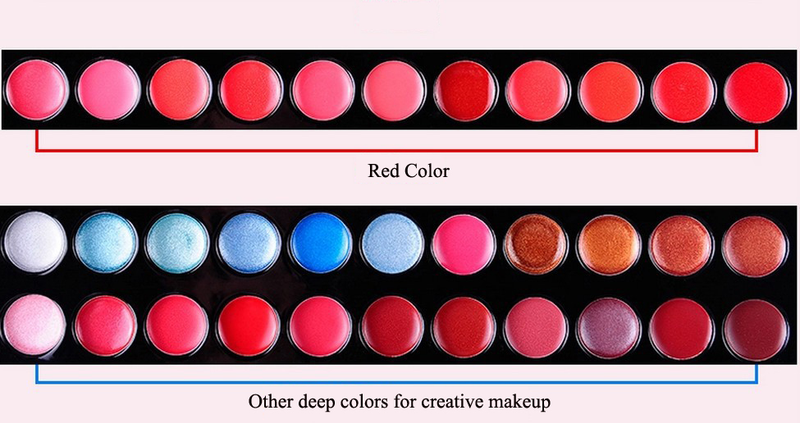 Colors 66 Beauty Make Up Lipsticks Lip Gloss Moisturizer Shimmer Lipstick Palette Maquiagem Moisturizer Lip Gloss stick_voghion.com
