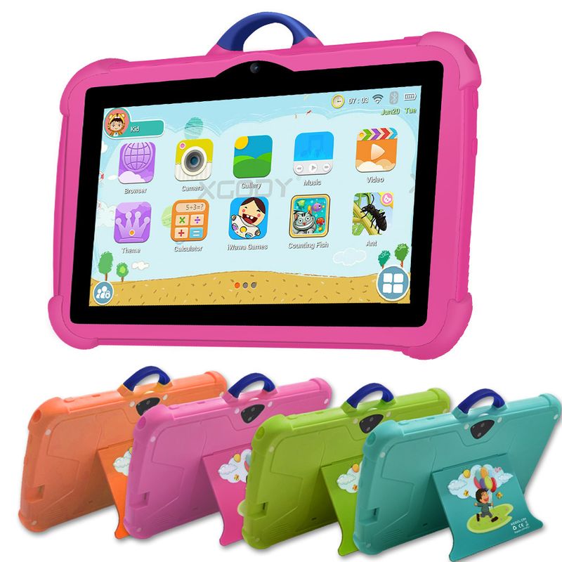Eksporter 7 tommer Kids Tablet Pc Android7.1 Drop Proof Tablet Tab_voghion.com