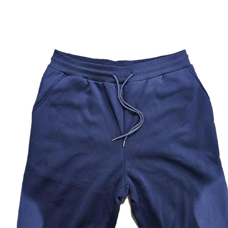 Tuta sportiva e per il tempo libero in pile caldo a maniche lunghe con cappuccio, tinta unita, da uomo, autunno e inverno, in due pezzi_voghion.com