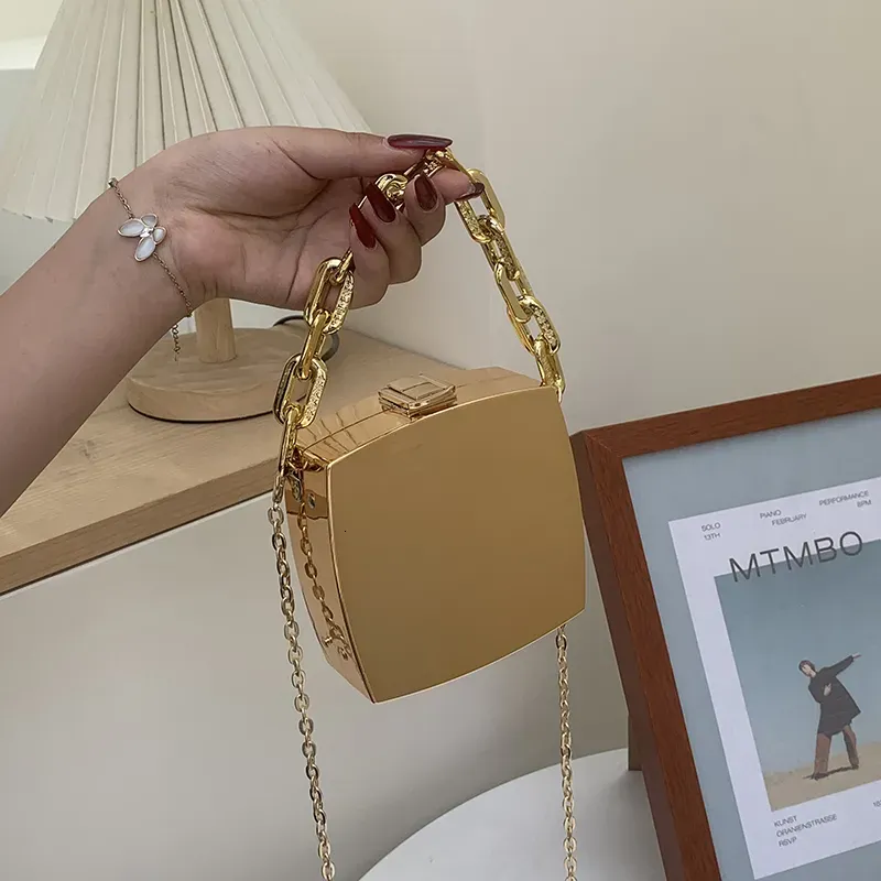 Designer Gold Sequin Clutch Bag | Chic Evening Hot Party Handbag_voghion.com