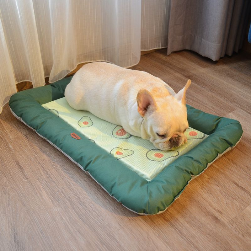 Lit pour chat d'été et respirant, fournitures, tapis rafraîchissant pour animaux de compagnie, lit pour chien_voghion.com