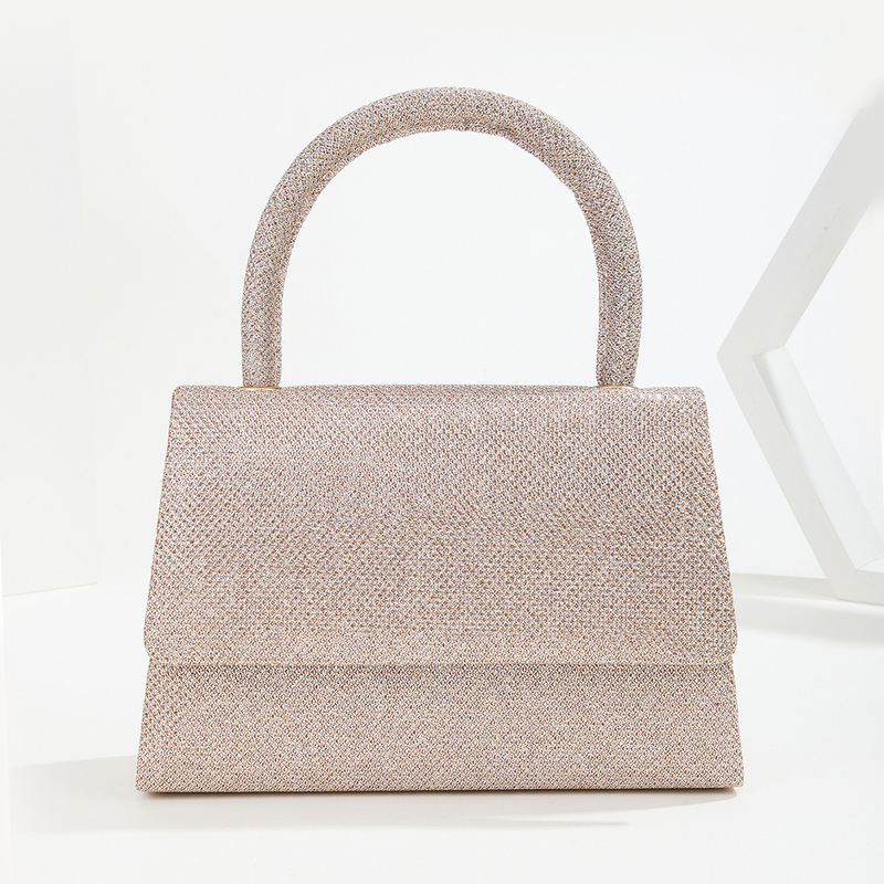 New Handheld Evening Dress Bag Mini Niche Fine Shiny Piece Handheld Banquet Diagonal Cross Banquet Bag_voghion.com