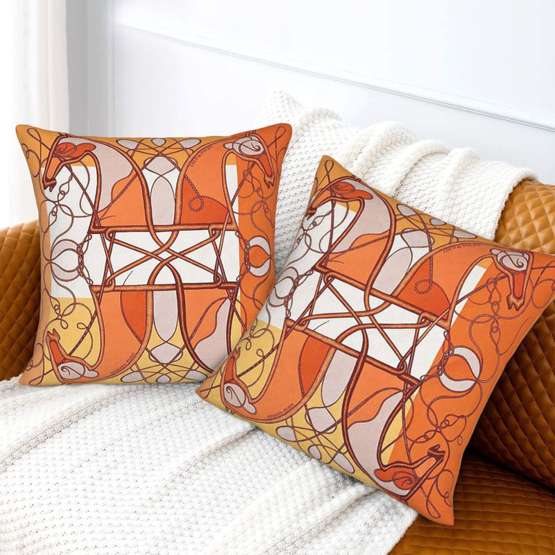 Copricuscino per divano Federa in lino Federa decorativa 2 pezzi 45 * 45 cm_voghion.com
