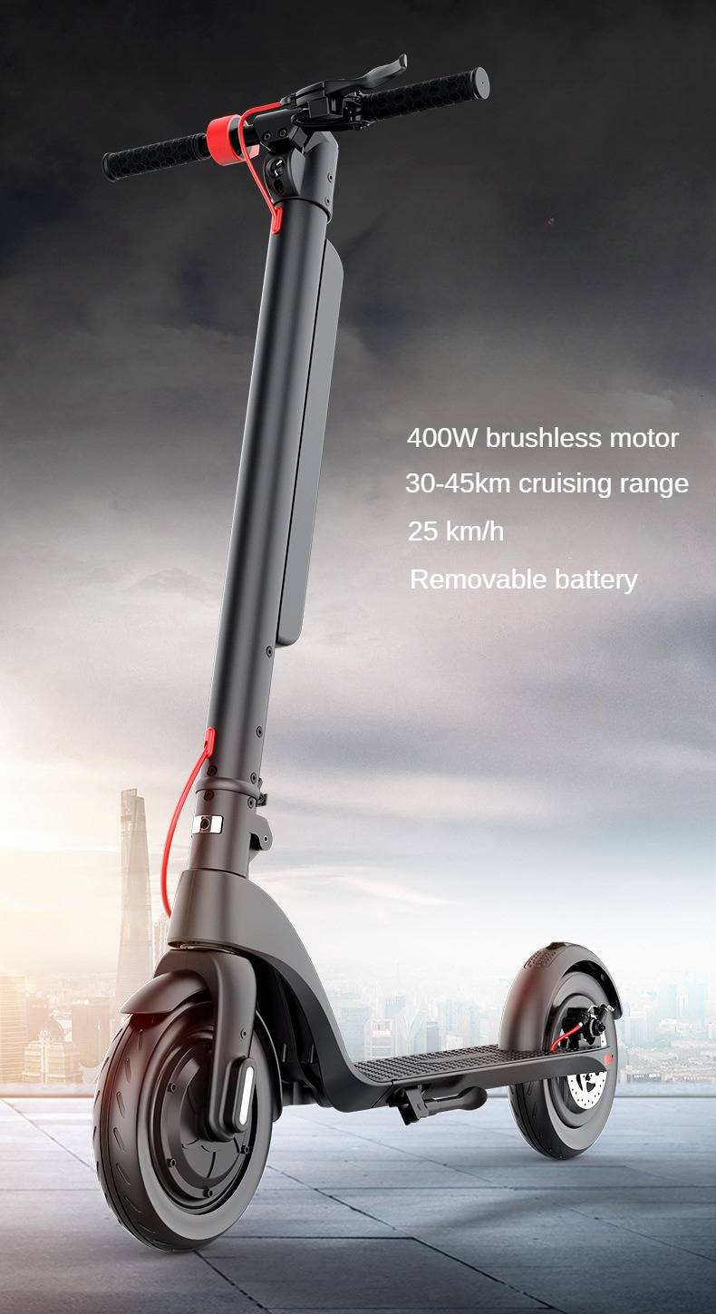 X8 36v 350w Electric Kick Scooter For Adult Moped 10Inch 10Ah Foldable Mobility Escooter Front Suspension EU Warehouse_voghion.com