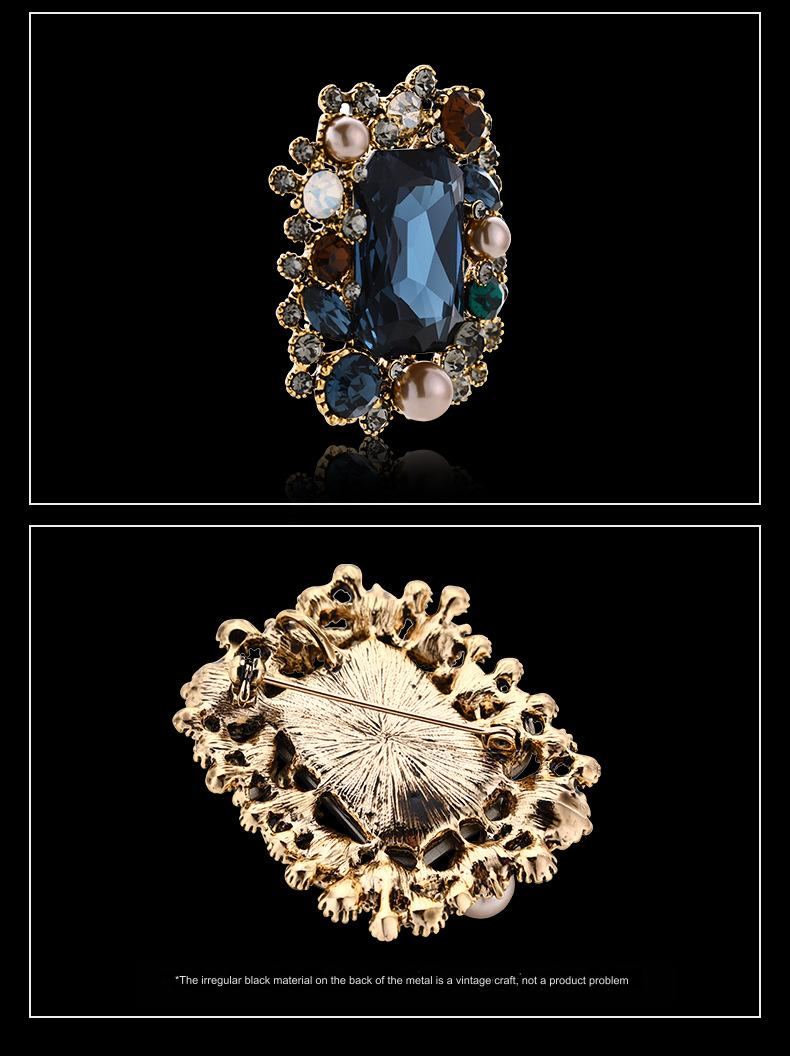 Retro gericht brosche high-end-frauen neue luxus kristall corsage elegante hohe gefühl pin anzug zubehör_voghion.com