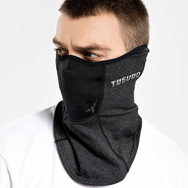 Unisex Sport-Fahrradmaske Warme Gesichtsmaske Hals- und Ohren-Skimaske Kaltes Lätzchen für den Außenbereich_voghion.com