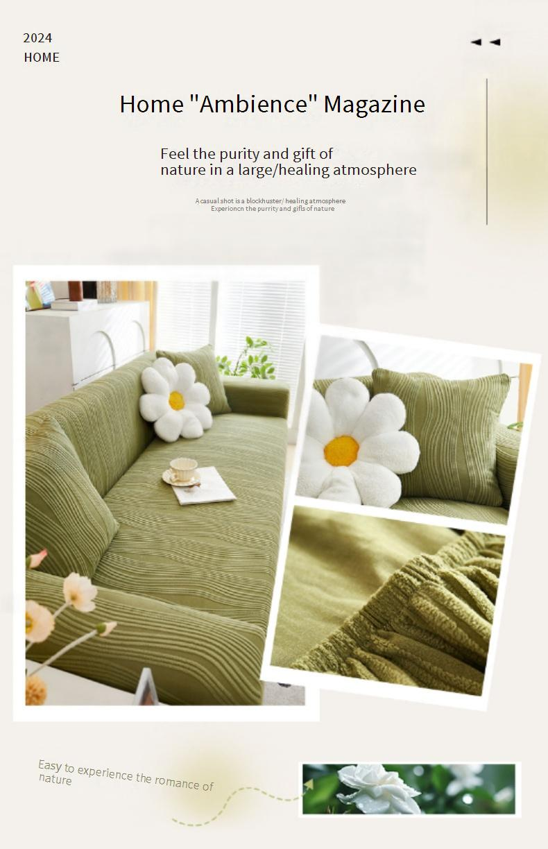 Husă de canapea tricotată Jacquard pentru grădină de acasă, stil nou 2025, pentru toate anotimpurile, dintr-o singură piesă, all-inclusive, universală, anti-zgârieturi de pisici_voghion.com