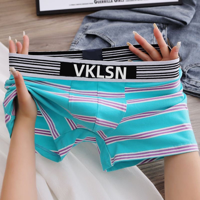 Men's Underwear Comfortable Breathable Boxer Briefs Trendy Fashion Boxer Shorts Youth_voghion.com
