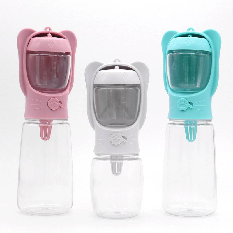 Pet Water Dispenser 2-in-1 Outdoor Cat & Dog Feeder/Drinking Bottle_voghion.com
