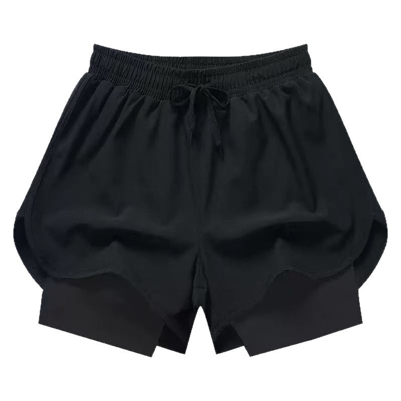 Men's Athletic Running Shorts With Built-in Liner – Quick-Dry Basketball Gym Shorts For Training & Sports (Black, S-4XL)_voghion.com