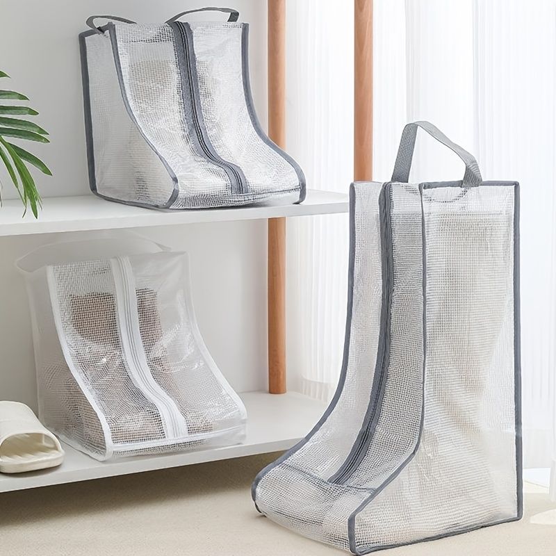 Shoe Dustproof Storage Bag, Boots, Long Boots, Short Boots, Travel Storage Bag, Shoe Protective Cover, With Handheld_voghion.com