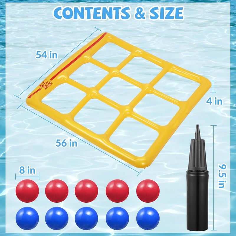 Inflatable Throwing Toy Summer Multi Person Water Interactive Pitching And Throwing Circle Fun Game Props_voghion.com