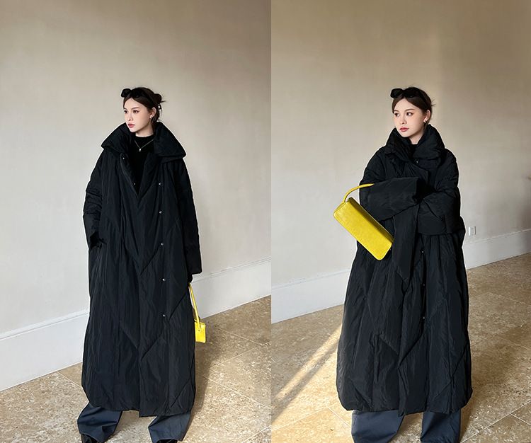 Women's Clothing Plus Size Winter Coat Women's Long Puffy Jacket Oversized Hooded Parka Warm Thick Outerwear For Cold Weather_voghion.com