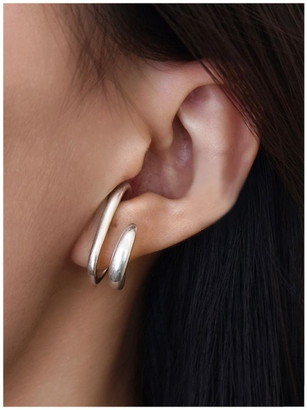 Minimalistische Fünf-Elemente-Ohrstecker - Leichter Luxus-Stil für elegante Alltagskleidung | Einzigartiger Nischenschmuck_voghion.com