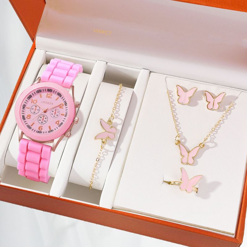 Siliconen Casual Quartz en Sieraden Dameshorloge_voghion.com