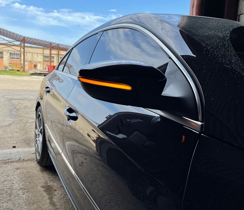 2 STÜCKE Dynamische Blinker Für VW Passat B7 CC Scirocco Jetta 6 EOS LED Blinker Seitenspiegelanzeige 2011 2012 2013_voghion.com