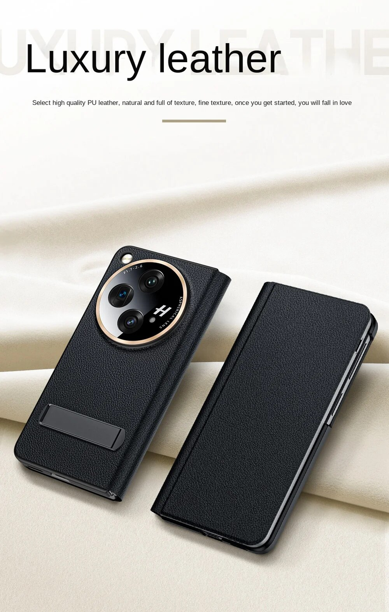 Funda Case Flip PU Leather Kickstand Front Full Protective Cover For Oppo Find N3 Capa_voghion.com